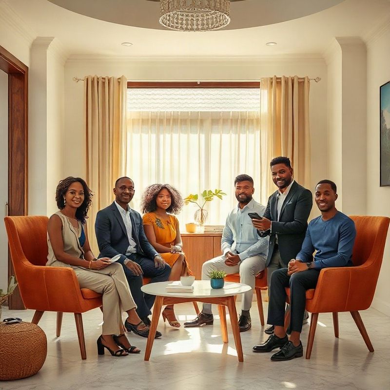 Stonecbeta's advisory team at their Nyali Road office